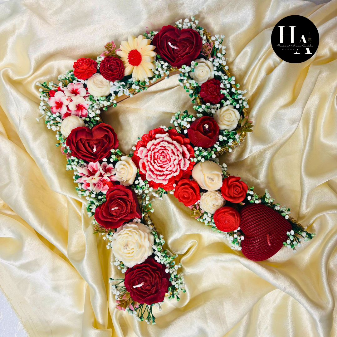 This is for YOU - Name Initial Candle Bouquet