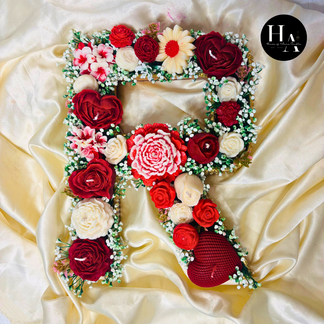 This is for YOU - Name Initial Candle Bouquet