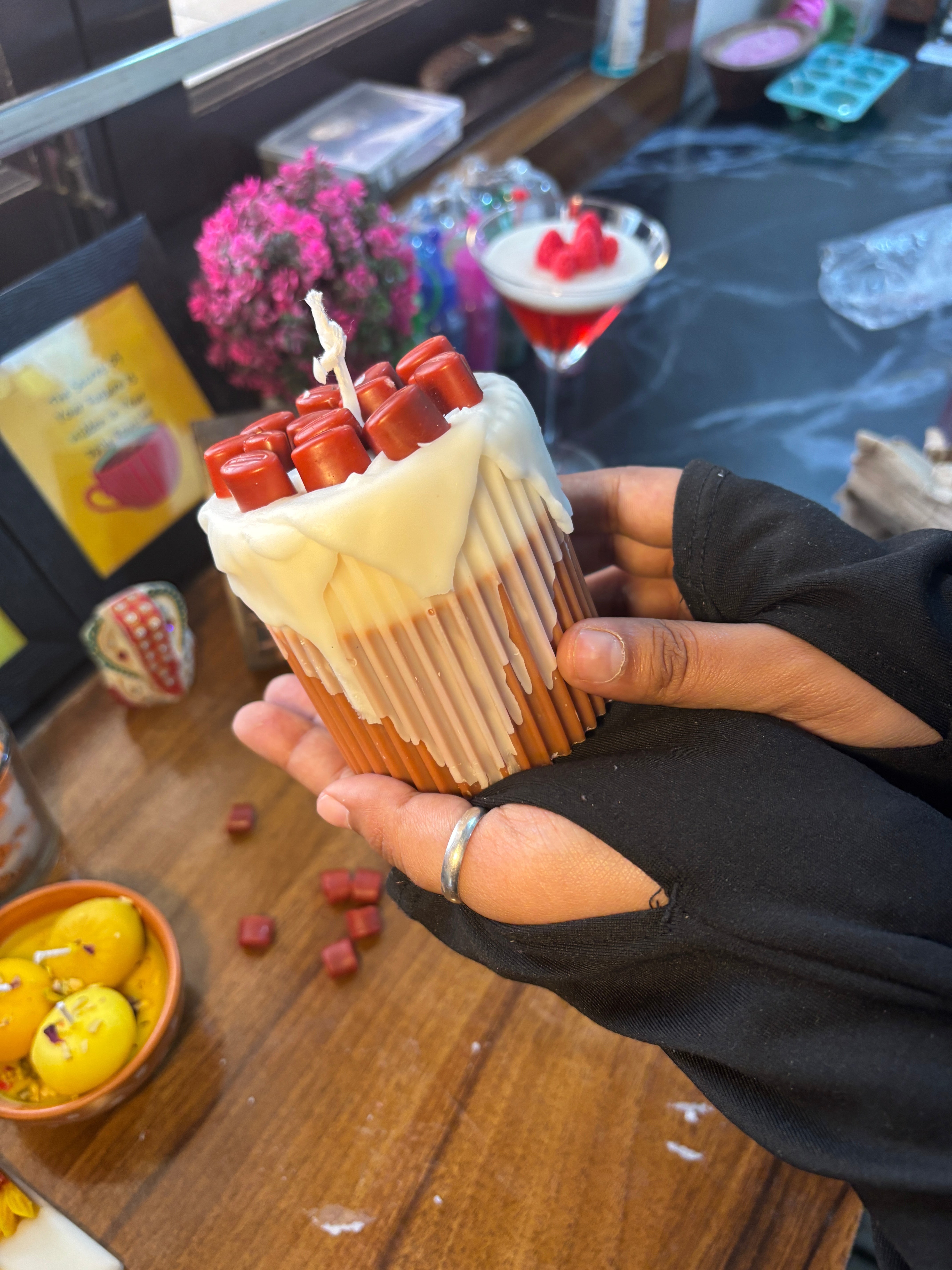 Choco-Drizzle Candle