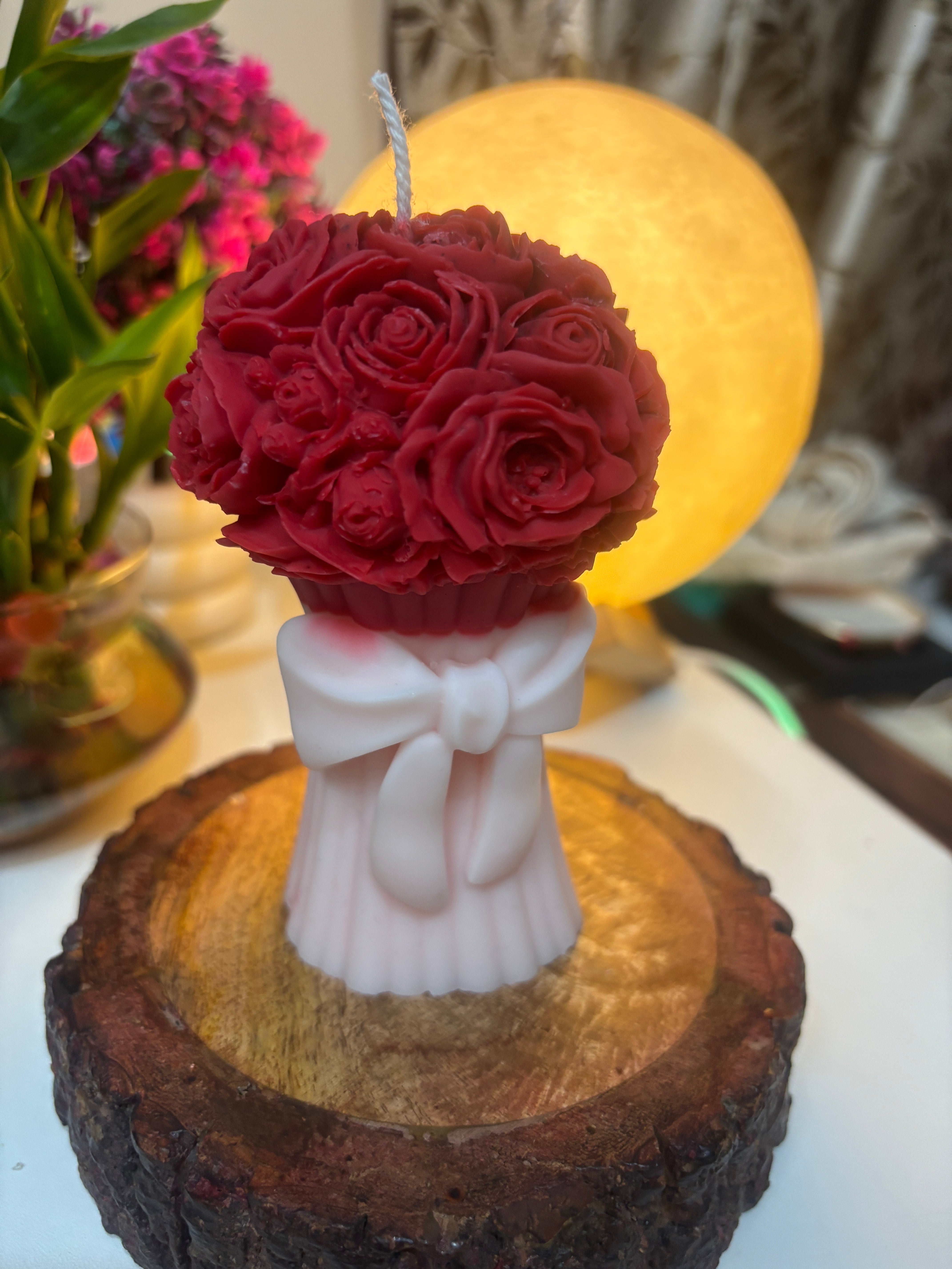 Rose Bouquet Candle