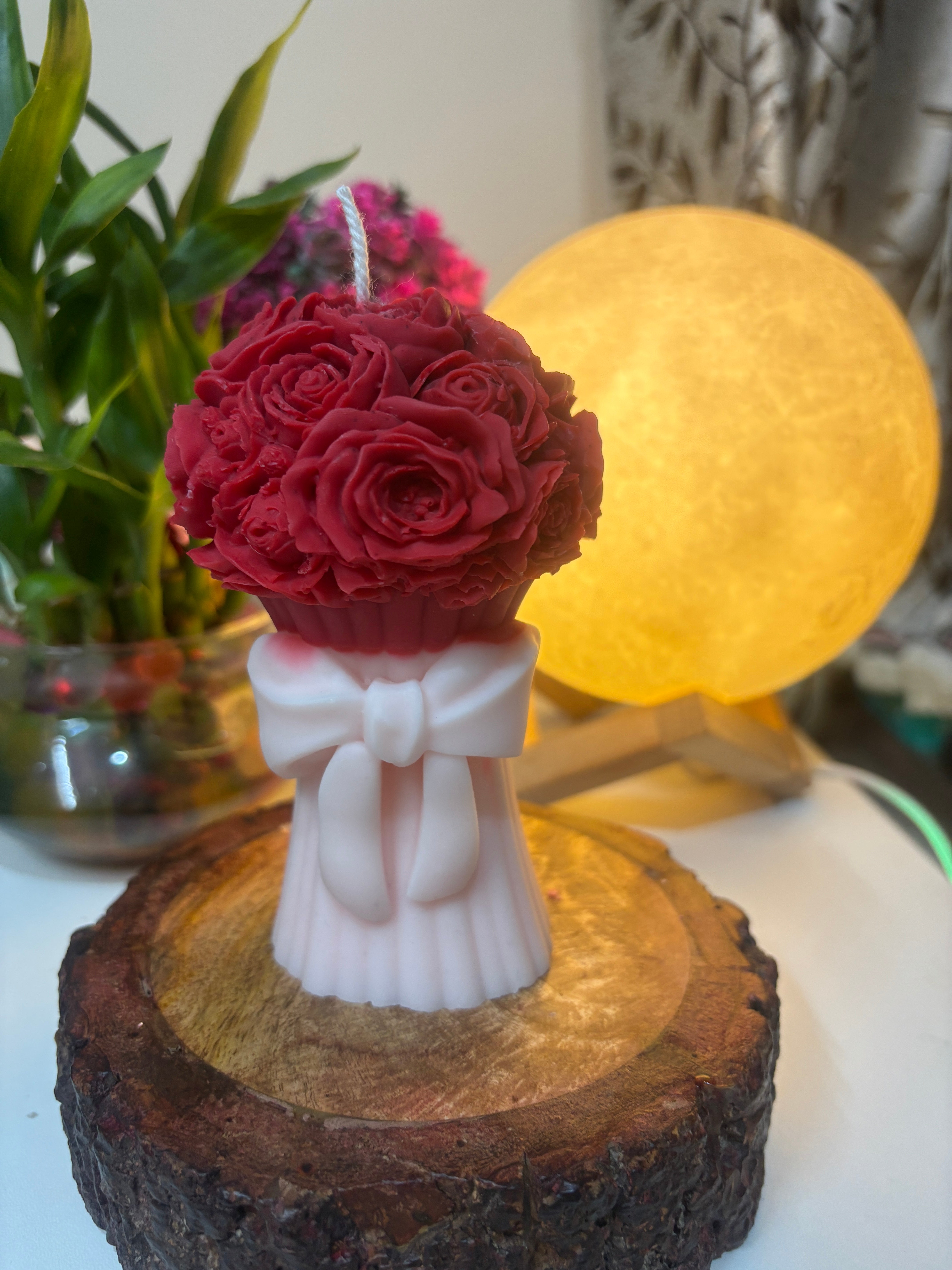 Rose Bouquet Candle