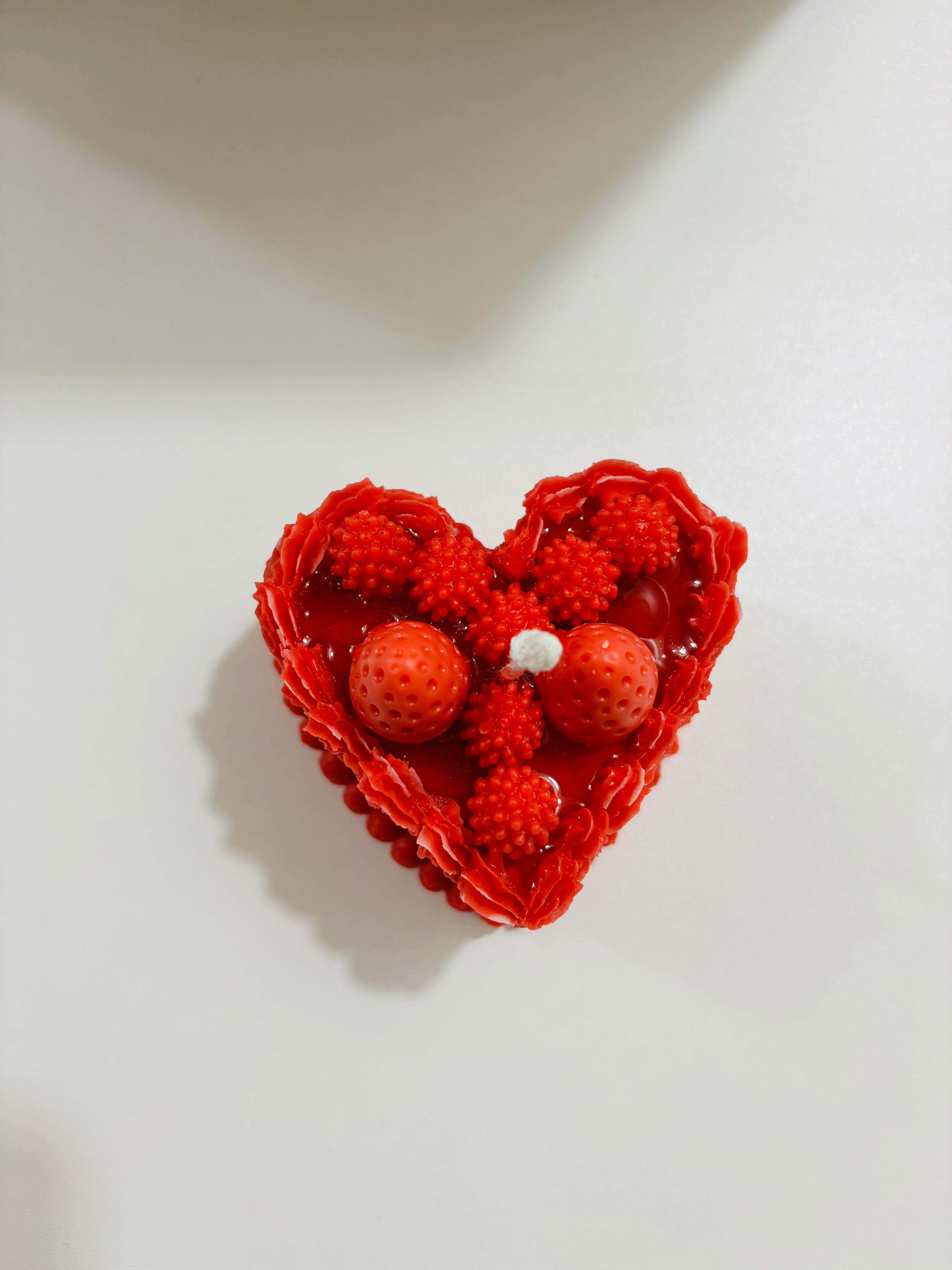 Heart Cake Candle
