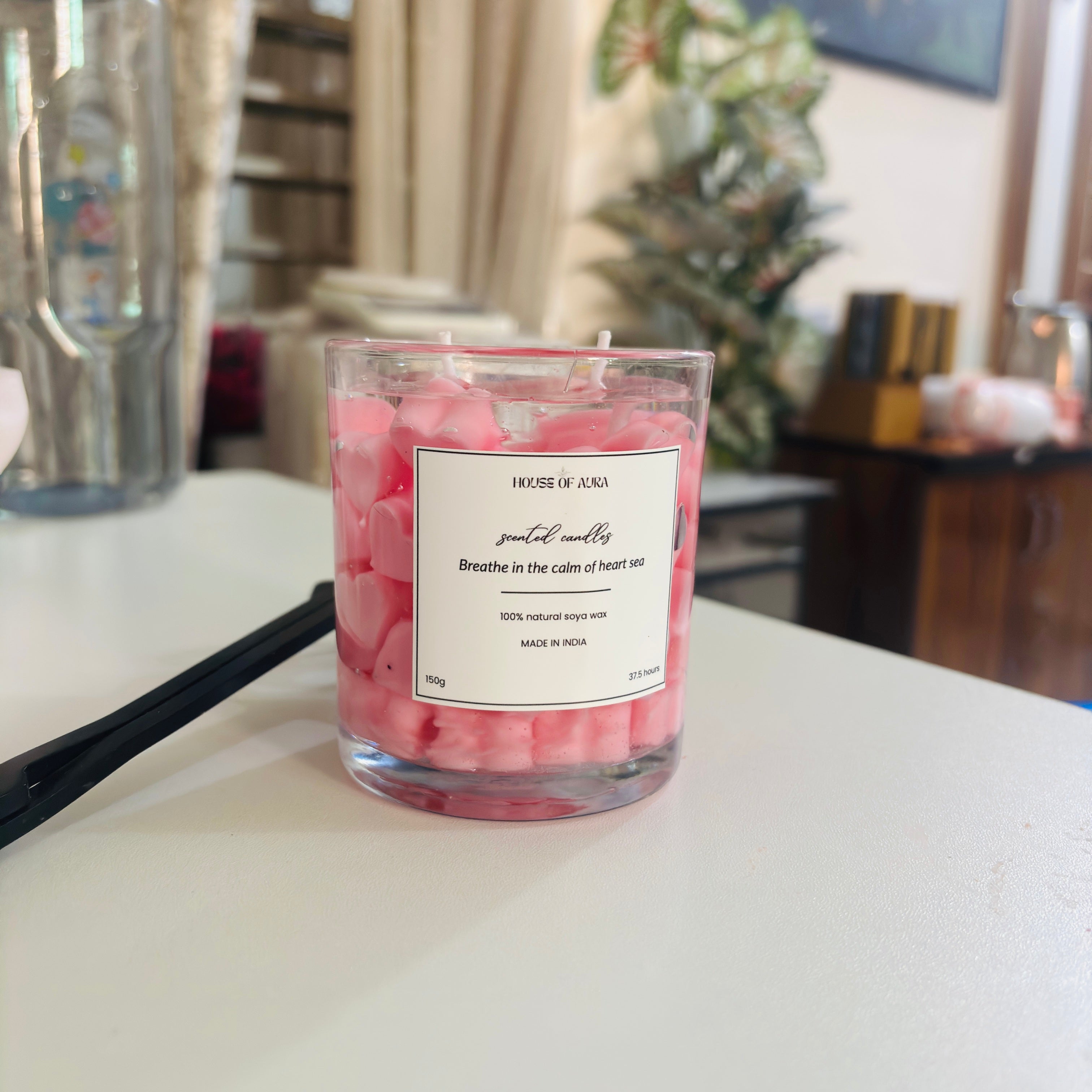 Heart Jar Candle