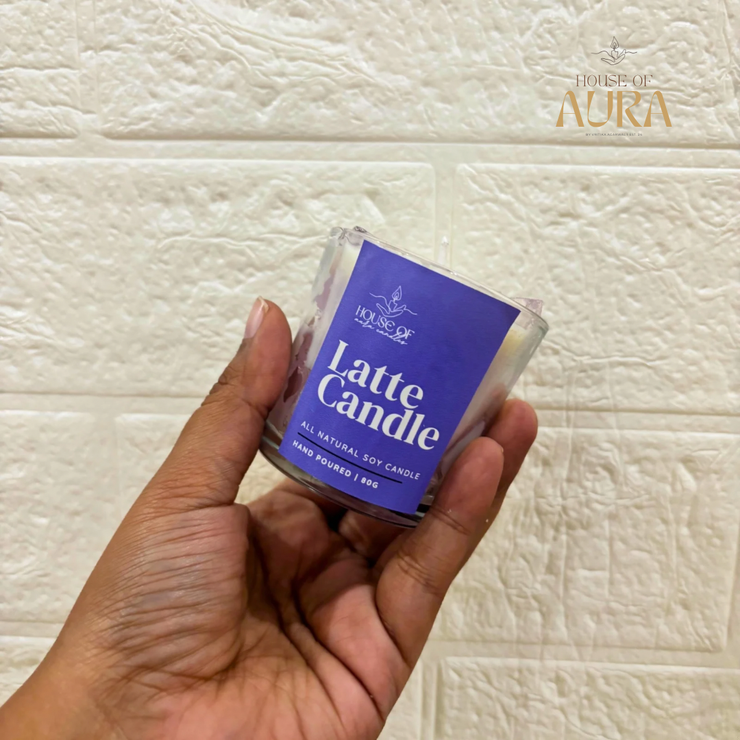 Lavender Latte Candle
