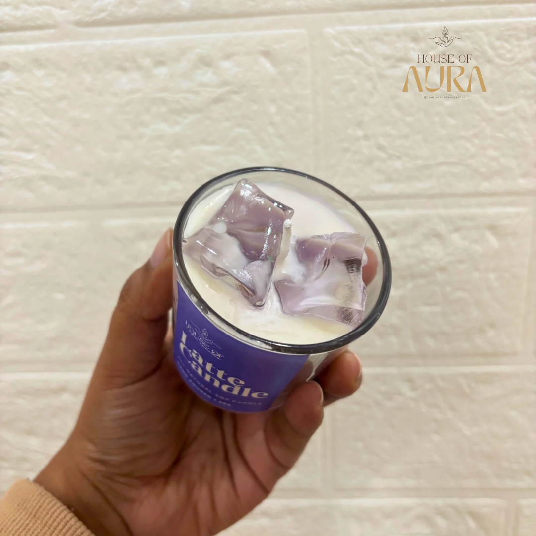 Lavender Latte Candle
