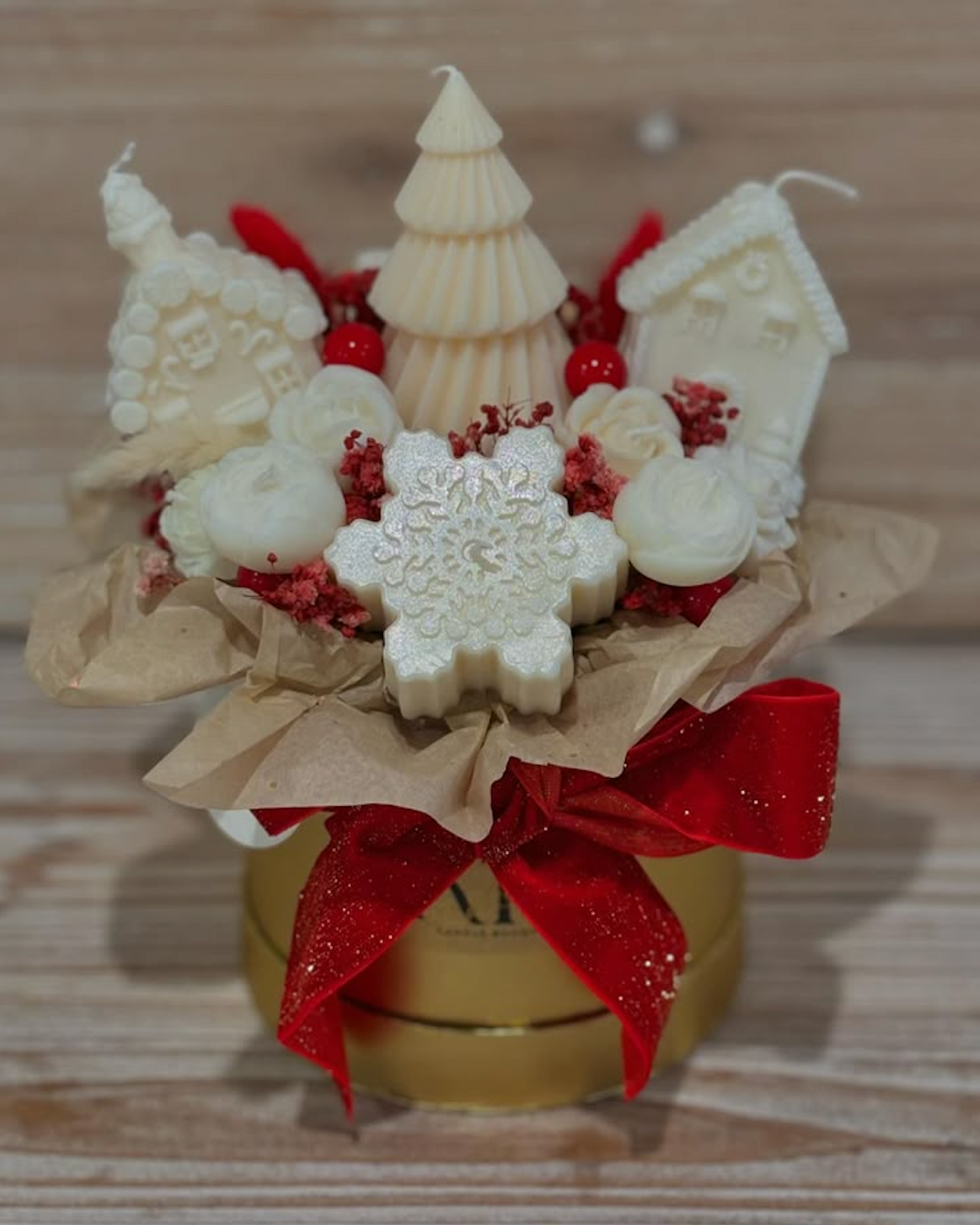 Winter Wonderland Candle Bouquet