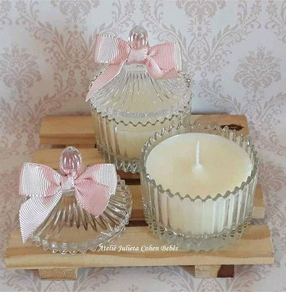 Crystal Glass Candle (Small)