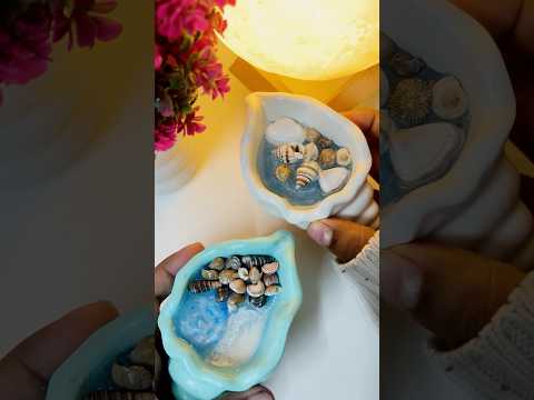 Concrete Seashell Candle